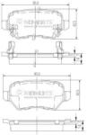 NIPPARTS set placute frana, frana disc NIPPARTS N3610310 (N3610310)