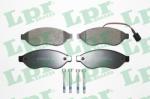LPR set placute frana, frana disc LPR 05P1287 (05P1287)