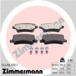 ZIMMERMANN set placute frana, frana disc ZIMMERMANN 24496.170. 1 (24496.170.1)