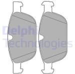 DELPHI set placute frana, frana disc DELPHI LP2140 (LP2140)