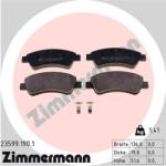 ZIMMERMANN set placute frana, frana disc ZIMMERMANN 23599.190. 1 (23599.190.1)