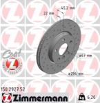 ZIMMERMANN Disc frana ZIMMERMANN SPORT Z 150.2927. 52 (150.2927.52)