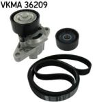 SKF Set curea transmisie cu caneluri SKF VKMA 36209 (VKMA 36209) - automobilus