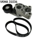 SKF Set curea transmisie cu caneluri SKF VKMA 31036 (VKMA 31036) - automobilus