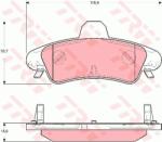 TRW set placute frana, frana disc TRW GDB1580 (GDB1580) - automobilus