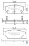 NIPPARTS set placute frana, frana disc NIPPARTS J3615004 - automobilus