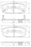 NIPPARTS set placute frana, frana disc NIPPARTS J3610305 (J3610305)