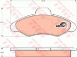 TRW set placute frana, frana disc TRW COTEC GDB897 (GDB897)