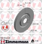 ZIMMERMANN Disc frana ZIMMERMANN COAT Z 100.1240. 20 (100.1240.20)