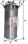 SOFIMA filtru combustibil SOFIMA S 4001 NR (S 4001 NR) - automobilus