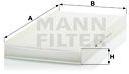 Mann-filter Filtru, aer habitaclu MANN-FILTER CU 5096 - automobilus
