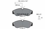 TEXTAR set placute frana, frana disc TEXTAR 2360301 (2360301)