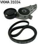 SKF Set curea transmisie cu caneluri SKF VKMA 31034 (VKMA 31034) - automobilus