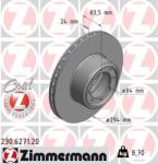 ZIMMERMANN Disc frana ZIMMERMANN COAT Z 230.6271. 20 (230.6271.20)