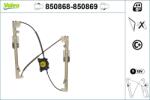 VALEO Mecanism actionare geam VALEO 850869 (850869) - automobilus
