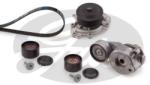 GATES Pompa apa + Set curea transmisie cu caneluri GATES Micro-V® KP17PK2035-2 (KP17PK2035-2)