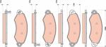 TRW set placute frana, frana disc TRW GDB1744 (GDB1744) - automobilus