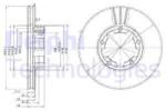 DELPHI Disc frana DELPHI BG3245 - automobilus