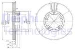 DELPHI Disc frana DELPHI BG3245 (BG3245) - automobilus