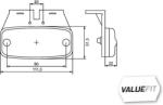 HELLA Lampa laterala HELLA VALUEFIT 2PS 357 008-011 (2PS 357 008-011)