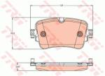 TRW set placute frana, frana disc TRW GDB2131 (GDB2131) - automobilus