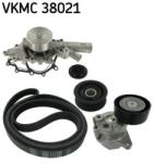 SKF Pompa apa + Set curea transmisie cu caneluri SKF VKMC 38021 (VKMC 38021) - automobilus
