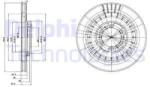 DELPHI Disc frana DELPHI BG3847 (BG3847) - automobilus