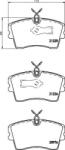 TEXTAR set placute frana, frana disc TEXTAR 2122501 (2122501)