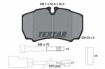 TEXTAR set placute frana, frana disc TEXTAR 2912307 (2912307)
