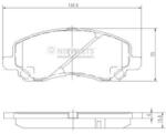 NIPPARTS set placute frana, frana disc NIPPARTS J3605046 (J3605046)