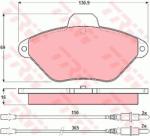 TRW set placute frana, frana disc TRW GDB1102 (GDB1102) - automobilus