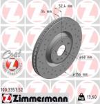 ZIMMERMANN Disc frana ZIMMERMANN 100.3357. 52 - automobilus