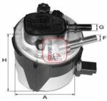 SOFIMA filtru combustibil SOFIMA S 5170 GC (S 5170 GC) - automobilus