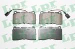 LPR set placute frana, frana disc LPR 05P674 (05P674)