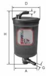 SOFIMA filtru combustibil SOFIMA S 4072 NR (S 4072 NR) - automobilus