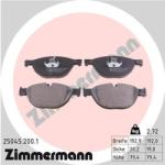 ZIMMERMANN set placute frana, frana disc ZIMMERMANN 25045.200. 1 (25045.200.1)