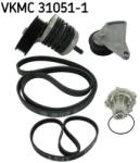 SKF Pompa apa + Set curea transmisie cu caneluri SKF VKMC 31051-1 (VKMC 31051-1) - automobilus