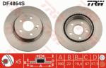 TRW Disc frana TRW DF4864S - automobilus