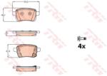 TRW set placute frana, frana disc TRW GDB2093 (GDB2093)
