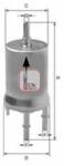 SOFIMA filtru combustibil SOFIMA S 1833 B (S 1833 B) - automobilus