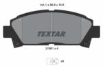 TEXTAR set placute frana, frana disc TEXTAR 2196102 (2196102)