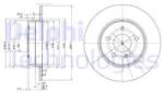DELPHI Disc frana DELPHI BG3239C (BG3239C) - automobilus