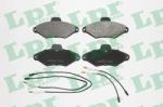 LPR set placute frana, frana disc LPR 05P487 (05P487)