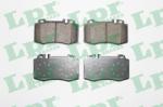 LPR set placute frana, frana disc LPR 05P899 (05P899)
