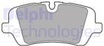 DELPHI set placute frana, frana disc DELPHI LP2508 (LP2508)
