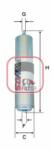 SOFIMA filtru combustibil SOFIMA S 4857 B (S 4857 B) - automobilus