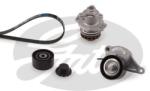 GATES Pompa apa + Set curea transmisie cu caneluri GATES Micro-V® KP17PK1705 (KP17PK1705)