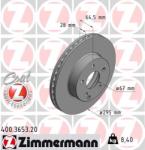 ZIMMERMANN Disc frana ZIMMERMANN COAT Z 400.3653. 20 (400.3653.20)