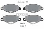 TEXTAR set placute frana, frana disc TEXTAR 2343401 (2343401)