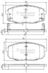 NIPPARTS set placute frana, frana disc NIPPARTS J3600319 (J3600319)